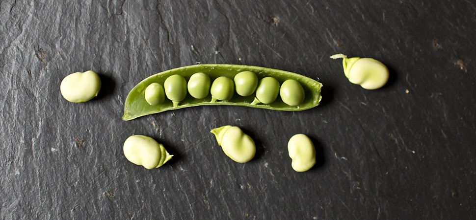 peas and broad beans